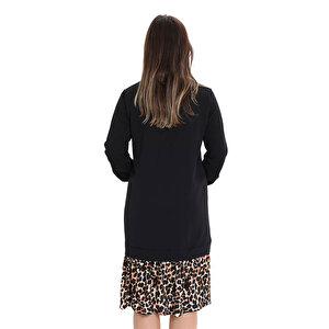 Anne Hamile Elbise Bisiklet Yaka Uzun Kol Reçme Paça Anne Hamile Elbise Bisiklet Yaka Uzun Kol Reçme Paça