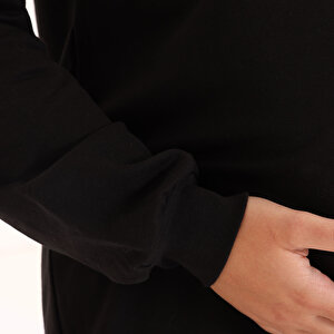 Anne Hamile Elbise Bisiklet Yaka Uzun Kol Reçme Paça Anne Hamile Elbise Bisiklet Yaka Uzun Kol Reçme Paça