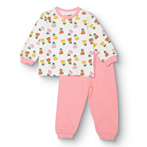 HelloBaby Uzun Kol Pija, Pembe, 12-24 Ay