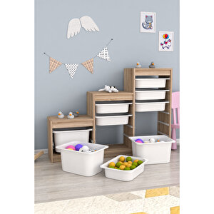 Swiss 9 Sepetli Çok Amaçlı Oyuncak Dolabı