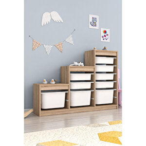 Swiss 9 Sepetli Çok Amaçlı Oyuncak Dolabı