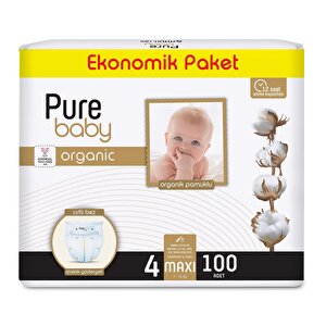 Pure Baby 4 Beden 100 Adet, 4 Beden