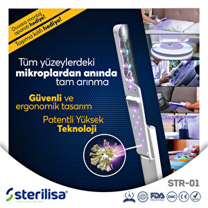 Pro - Darbeli UV Sterilizasyon ve Dezenfeksiyon Cihazı (Taşınabilir Boyut) Pro - Darbeli UV Sterilizasyon ve Dezenfeksiyon Cihazı (Taşınabilir Boyut)