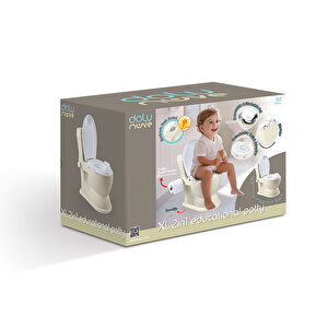 Bebek Tuvalet Eğitimi XL Lazımlık Klozet (2in1) Bebek Tuvalet Eğitimi XL Lazımlık Klozet (2in1)