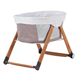 Seeper Doğal Ahşap Sallanabilen Katlanır Beşik Seeper Doğal Ahşap Sallanabilen Katlanır Beşik