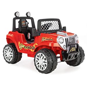 Pilsan Ranger 12V Akülü Araba, Kırmızı