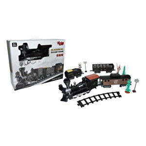 Işıklı ve Sesli Classic Buharlı Tren