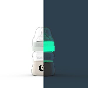 Black&Pearl Desenli 2'li Silikon Ortodontik Gece-Gündüz Yalancı Emzik 0 Ay + (Kutulu)