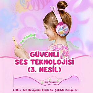 Kedi Kulaklı Led Işıklı Güvenli Ses Sınırlı 60 Saat Oynatma Süreli Bluetooth Çocuk Kulak Kedi Kulaklı Led Işıklı Güvenli Ses Sınırlı 60 Saat Oynatma Süreli Bluetooth Çocuk Kulak