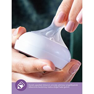 Doğal Tepkili PP 2'li Biberon Seti 125ml 0+ Ay