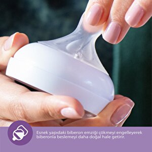 Doğal Tepkili 2'li Biberon Emziği 1 Numara