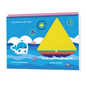 6-16 Ay İlk Cırt Cırtlı Keçeli Etkinlik Kitabım - İlk Oyun Kitabım 6-16 Ay İlk Cırt Cırtlı Keçeli Etkinlik Kitabım - İlk Oyun Kitabım