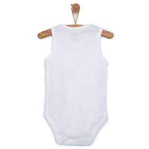 Unisex Beyaz Atlet Body Unisex