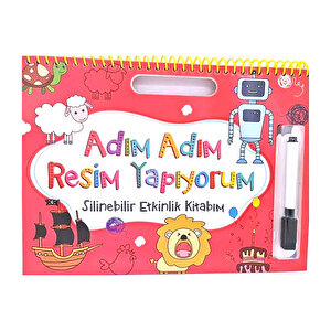 Net Adım Adım Resim Yapıyorum Kırmızı