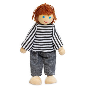 Ahşap 6'lı Aile Kukla Seti Ahşap 6'lı Aile Kukla Seti