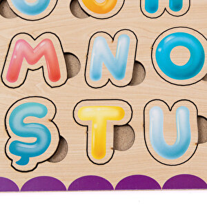 Ahşap Alfabe Eğitici Set