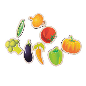 Ahşap Sebzeler Eğitici Set Ahşap Sebzeler Eğitici Set