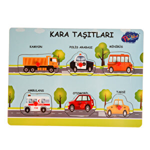 Ahşap Tutmalı Kara ve Hava Taşıtları 2'li Set