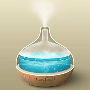 Akıllı Wi-fi Yağ Difüzörü Bej