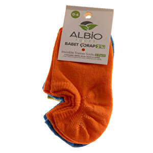Albio Düz 3'lü Babet Çorap Erkek Bebek