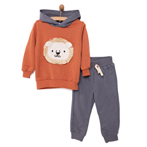 Çocux Animals Erkek Eşofm, Turuncu, 9 Ay