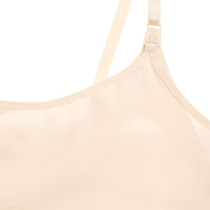 Anne Kapsız Emzirme Atleti Süprem Modelli Yaka Atlet Kol