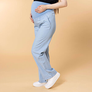 Baby Mom Hamile Denim P, Açık Mavi, XL