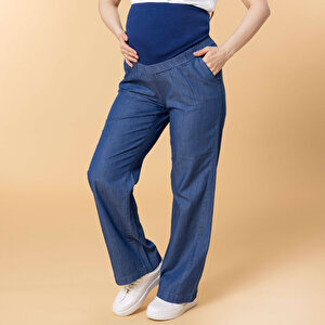 Baby Mom Hamile Denim Pantolo, Mavi, S