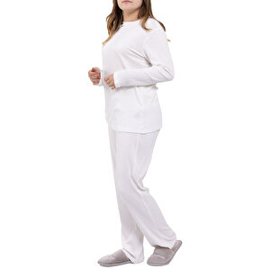 Baby Mom Pijama Takımı, Ekru, S