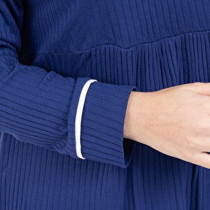 Anne Pijama Takımı Viskon V Yaka Anne Pijama Takımı Viskon V Yaka