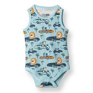 HelloBaby Atlet Body, Mavi, 3 Ay