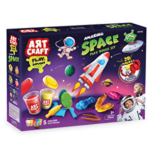 Dede Art Craft İnanılmaz Uzay Bebek Oyun Hamuru Seti +3 Yaş