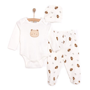 HelloBaby Aslan Baskılı, Bej, Yenidoğan