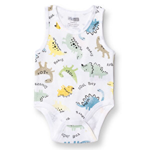 HelloBaby Atlet Body, Beyaz, 3 Ay