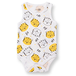 HelloBaby, Atlet Body, Beyaz, 3 - 6 Ay