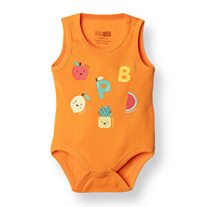 HelloBaby Atlet Body, Turuncu, 6 - 9 Ay