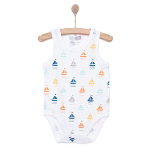 HelloBaby Atlet Body, Ekru, 3 - 6 Ay