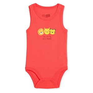 HelloBaby Atlet Body, Kırmızı, 1 - 3 Ay