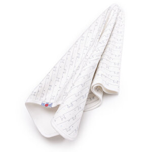 Ayı ve Tavşan Desenli Battaniye Ayı ve Tavşan Desenli Battaniye