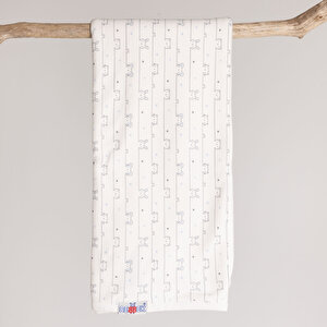 Ayı ve Tavşan Desenli Battaniye Ayı ve Tavşan Desenli Battaniye