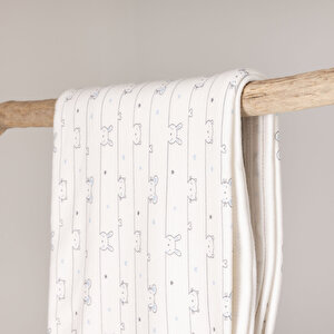 Ayı ve Tavşan Desenli Battaniye Ayı ve Tavşan Desenli Battaniye