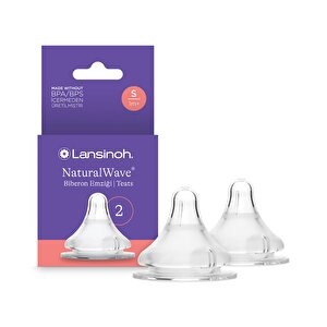 Lansinoh Natural Wave Biberon Emziği Yav