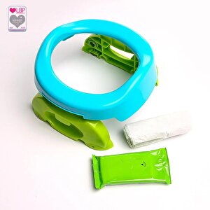Portatif Katlanabilir Bebek Tuvalet Lazımlık & Klozet Adaptörü 15 Ay+ (Hediyeli Portatif Katlanabilir Bebek Tuvalet Lazımlık & Klozet Adaptörü 15 Ay+ (Hediyeli