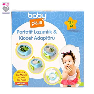Portatif Katlanabilir Bebek Tuvalet Lazımlık & Klozet Adaptörü 15 Ay+ (Hediyeli Portatif Katlanabilir Bebek Tuvalet Lazımlık & Klozet Adaptörü 15 Ay+ (Hediyeli