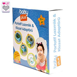 Portatif Katlanabilir Bebek Tuvalet Lazımlık & Klozet Adaptörü 15 Ay+ (Hediyeli Portatif Katlanabilir Bebek Tuvalet Lazımlık & Klozet Adaptörü 15 Ay+ (Hediyeli