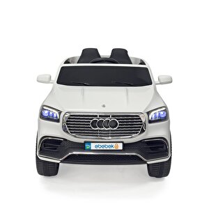 Big Rover Kumandalı Akülü Araba -Beyaz Gt 12v