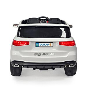 Big Rover Kumandalı Akülü Araba -Beyaz Gt 12v