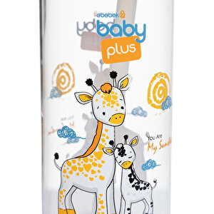 Desenli Pipetli Tritan Bebek Su Matarası 500 ml