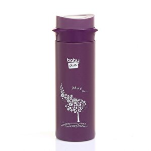 baby plus Paslanmaz Çelik Mama Term, Mor