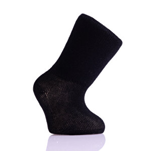 Albio Düz 3lü Kıvrık Çorap Erkek Bebek